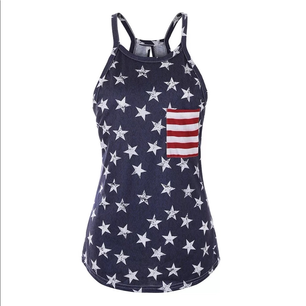 CLEARANCE 🆕Stars & Stripes Tank M - Picture 3 of 4